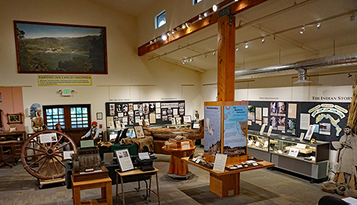 Photo of the CV Historical Society Museum interior