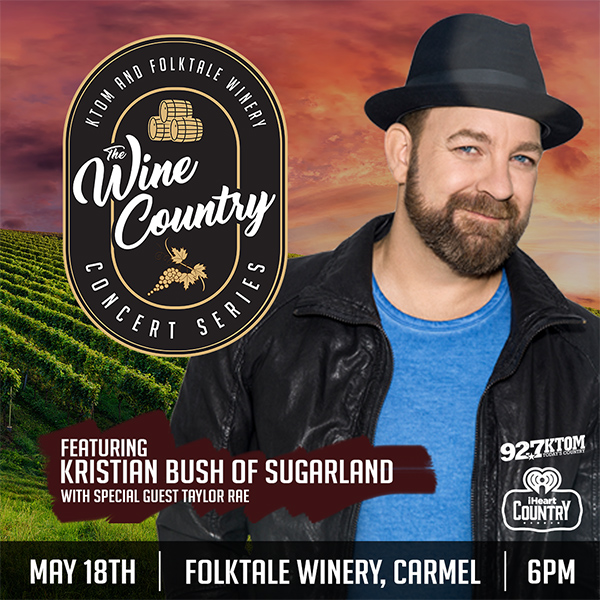 Kristian Bush Brings Country Music to Folktale Winery & Vineyards