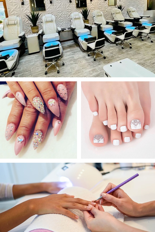Carmel Nails and Spa Left Collage